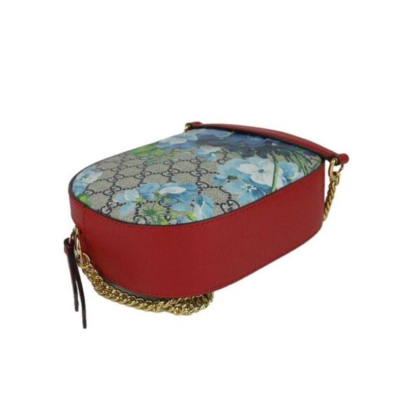 Gucci Mini Blooms Chain Shoulder Bag Floral Crossbody Camera Bag - Picture 6 of 10